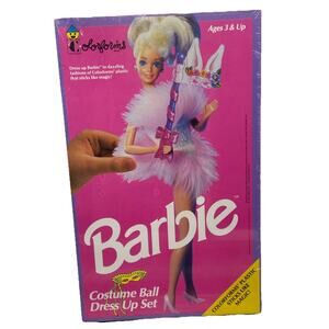 Vintage Mattel Colorforms Costume Ball Dress Up Playset Barbie Doll NRFB MIB{X}